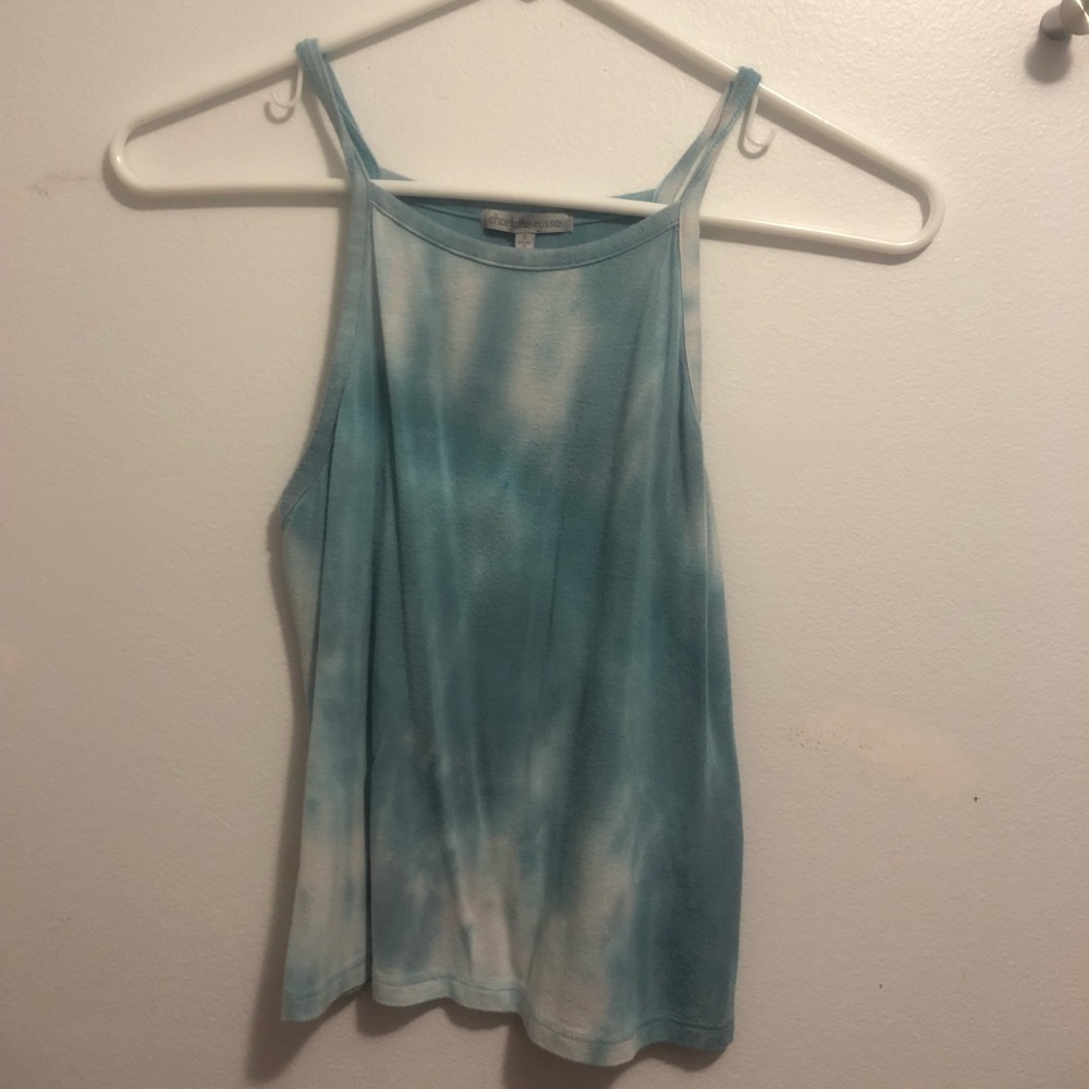 Blue Tie Dye Tank